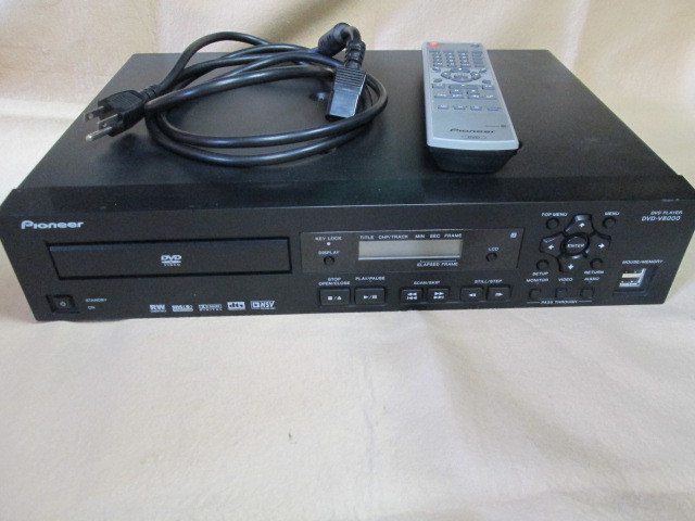 【送料無料，新作登場】 Pioneer パイオニア 業務用DVDビデオプレーヤー DVD-V8000(一般)｜売買されたオークション情報、yahooの商品情報をアーカイブ公開 - オークファン 一般