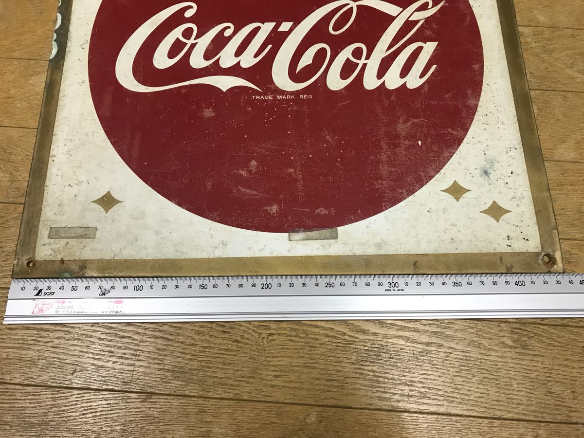 昭和レトロ コカコーラ 看板 コカ・コーラ Coca-Cola 当時物 レトロ