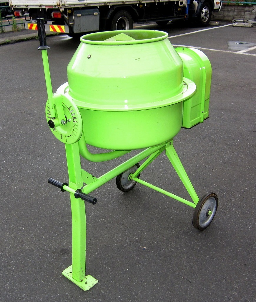 便利な100V/人気の50L/2切] コンクリートミキサー/モルタルミキサー