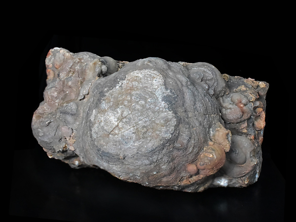 緋山酔恭「山水石美術館」 □レア品□ 球顆 流紋岩