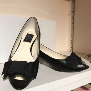 超美品】ランバンコレクション LANVIN 黒 パンプス 間に合え 黒