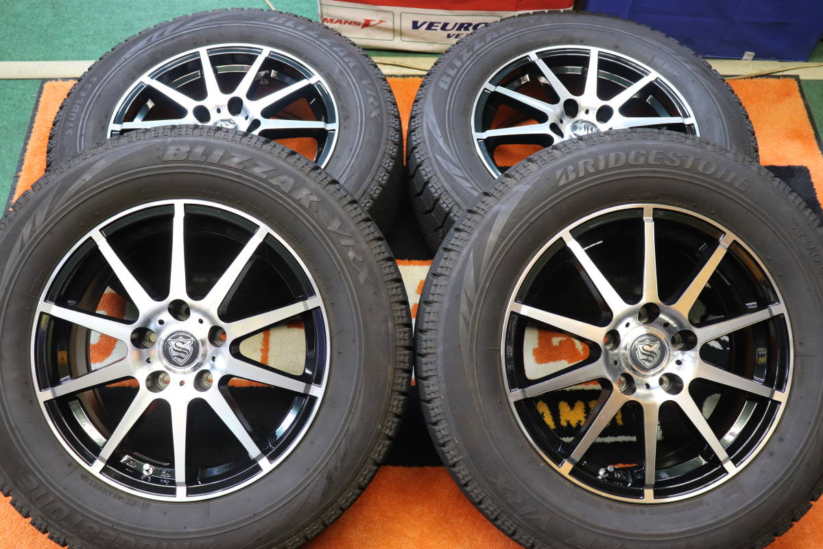 1000円～最落無し売切り!!2016年製ブリザック付き!!ブリヂストン!!215/65R16アルファード/ヴェルファイア/エクストレイル/エルグランドMPV