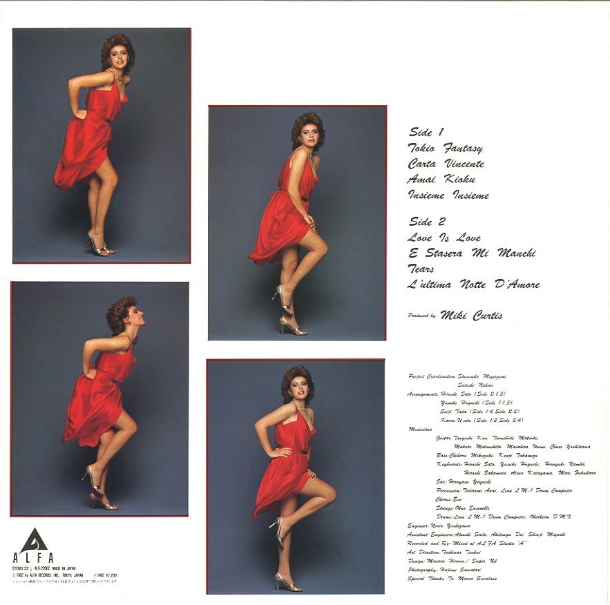 A00258517/LP/アレッサンドラ・ムッソリーニ「Amore (1982年・イタロ