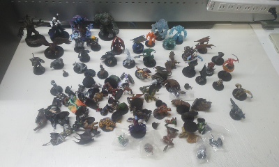 ダンジョンズ&ドラゴンズ D&D ミニチュア 約100個 大量セット 各種 