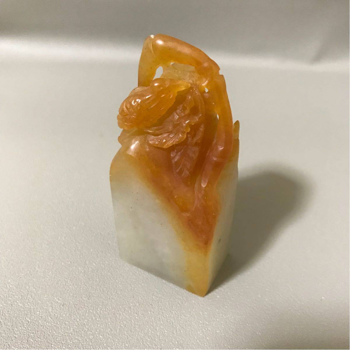 美術品 寿山石 高山凍 神獣鈕 篆刻用石印材 club 印材 彫刻 stone ｜石 