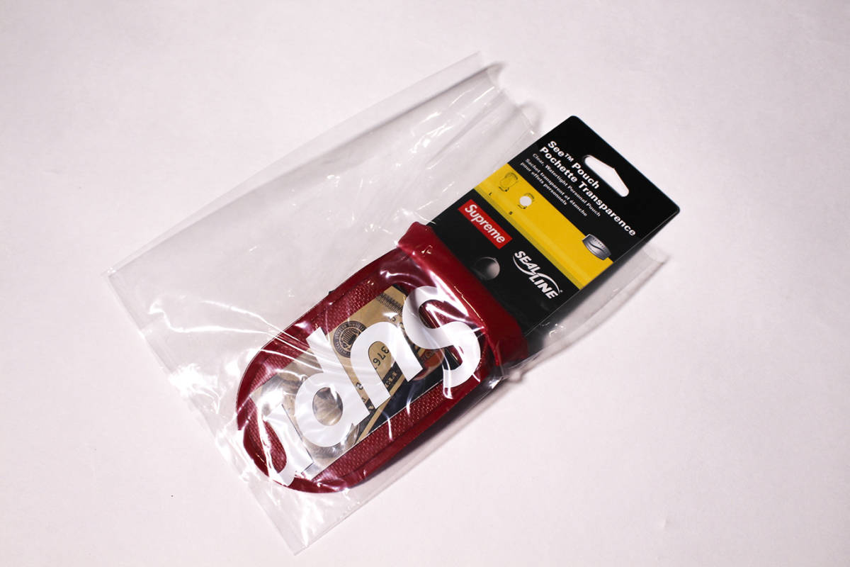 本物保証，送料無料 18ss Supreme SealLine See Pouch S RED シュプリーム ポーチ(その他)｜売買されたオークション情報、yahooの商品情報をアーカイブ公開 - オークファン その他