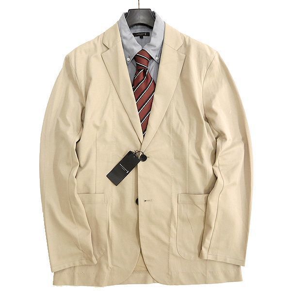 ■定価3.8万 上質日本製 新品 MACKINTOSH LONDON マッキントッシュ ロンドン ジャージー アンコン ジャケット L ベージュ 070141ry