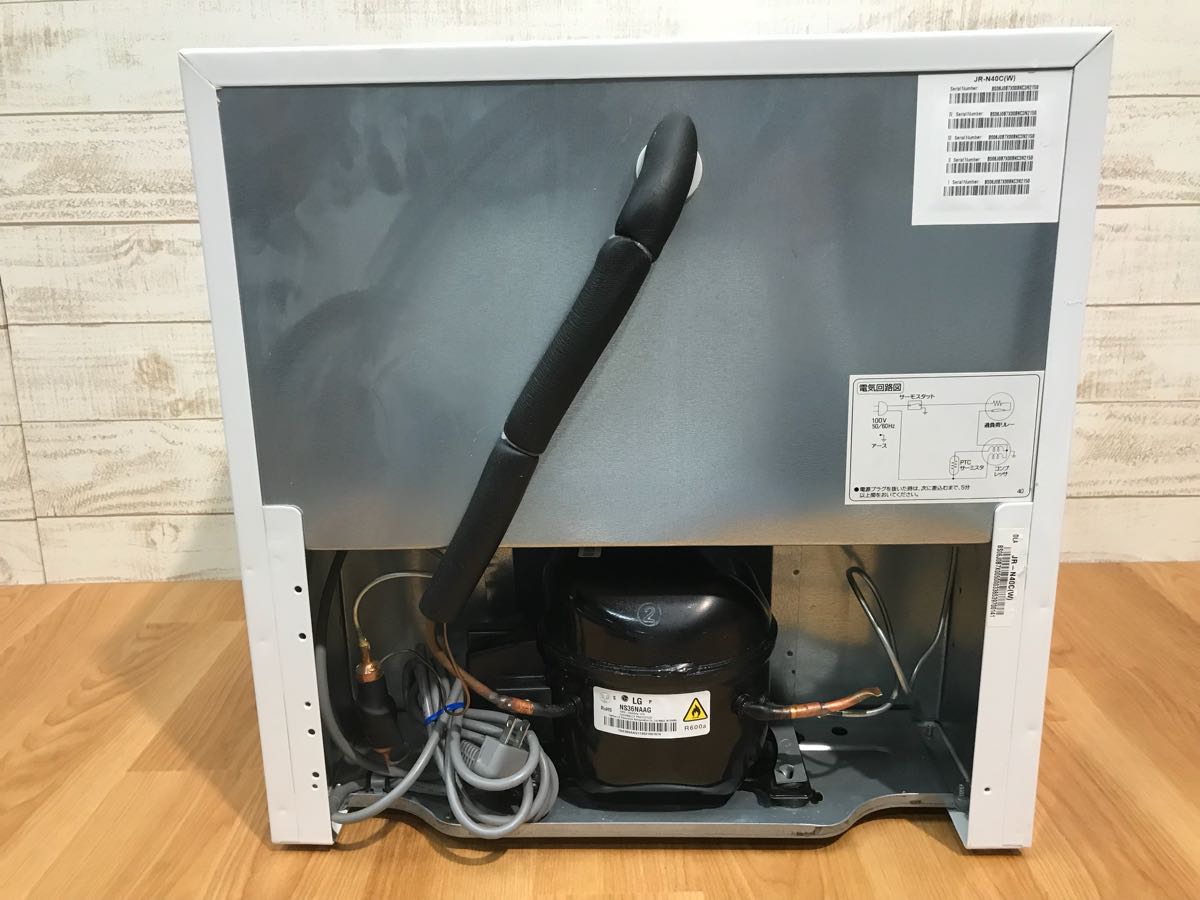 ハイアール Haier JR-N40C 2012年製 冷蔵庫 1ドア 40L 動作品 中古品