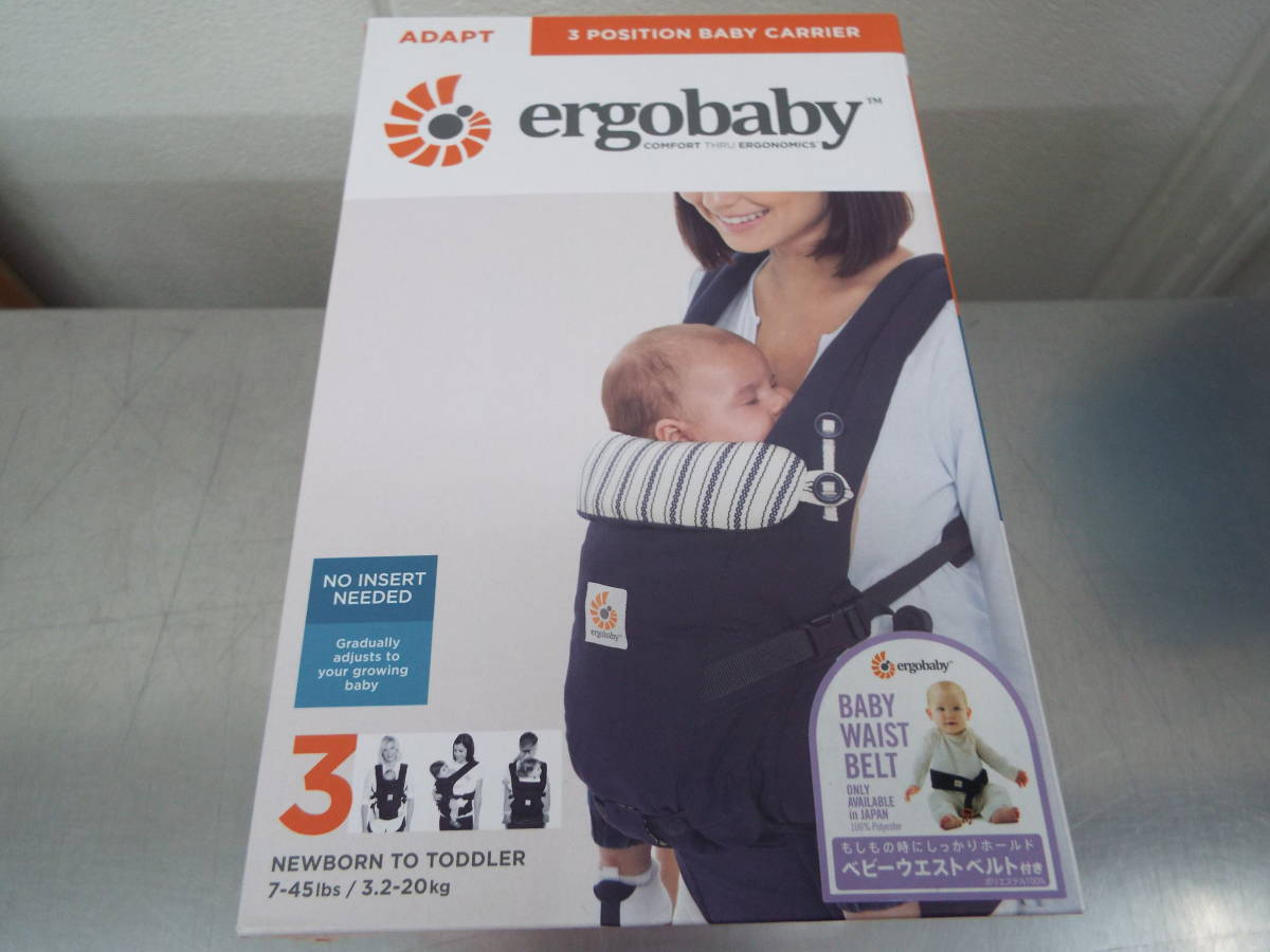 新作登場，人気SALE ERGObaby エルゴベビー だっこひも 3PADAPT アダプト アドミラルブルー BCAPEADKBL ②(だっこひも)｜売買されたオークション情報、yahooの商品情報をアーカイブ公開 - オークファン だっこひも