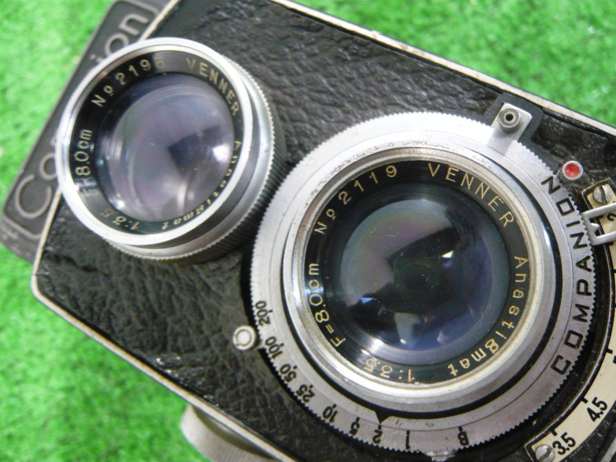 中古品】アンティーク COMPANION コンパニオン 二眼レフフィルムカメラ