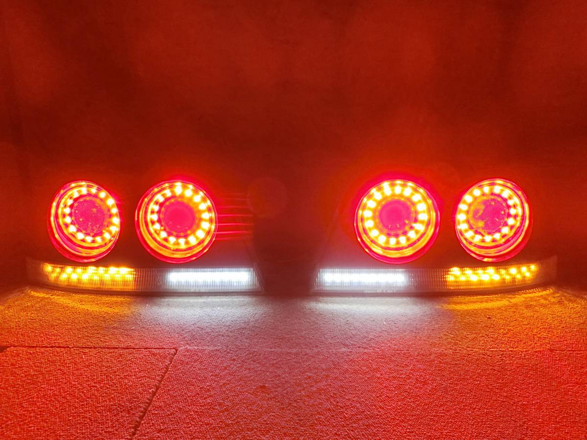 R33 BCNR33 フル LED テール 純正加工 テールランプ 35風 立体リング
