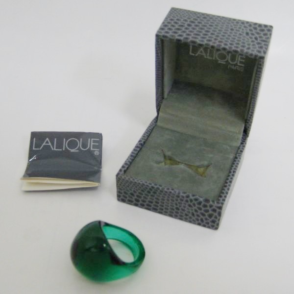 LALIQUE ラリック カボションリング(指輪) USED お安くどうぞ 【公式通販】