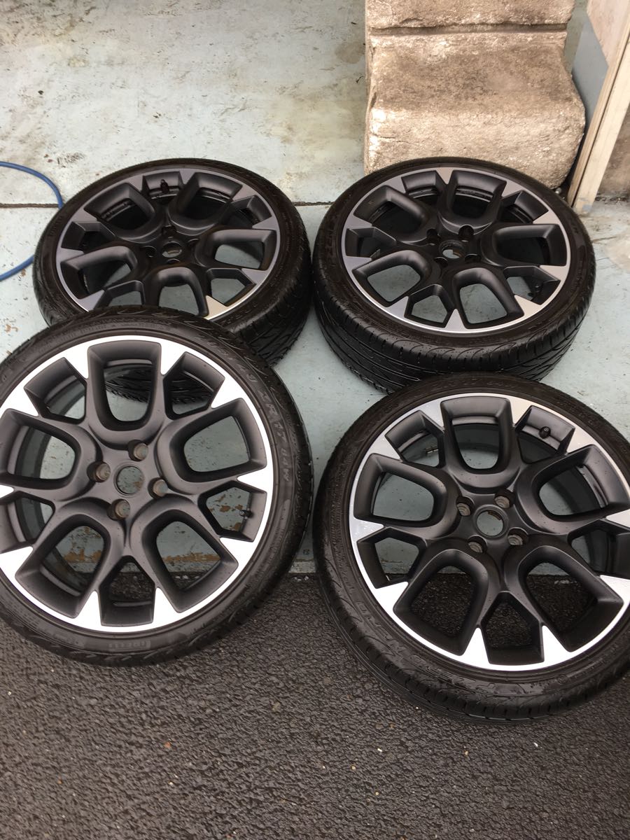 アバルト595 コンペティツォーネ ホイール&タイヤ 4本セット 17インチ