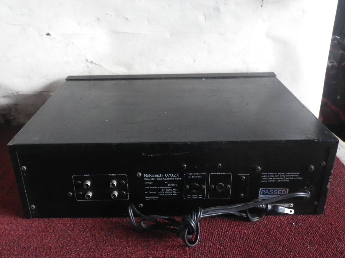 Nakamichi/ナカミチ カセットデッキ 670ZX 難あり Nakamichi ナカミチ