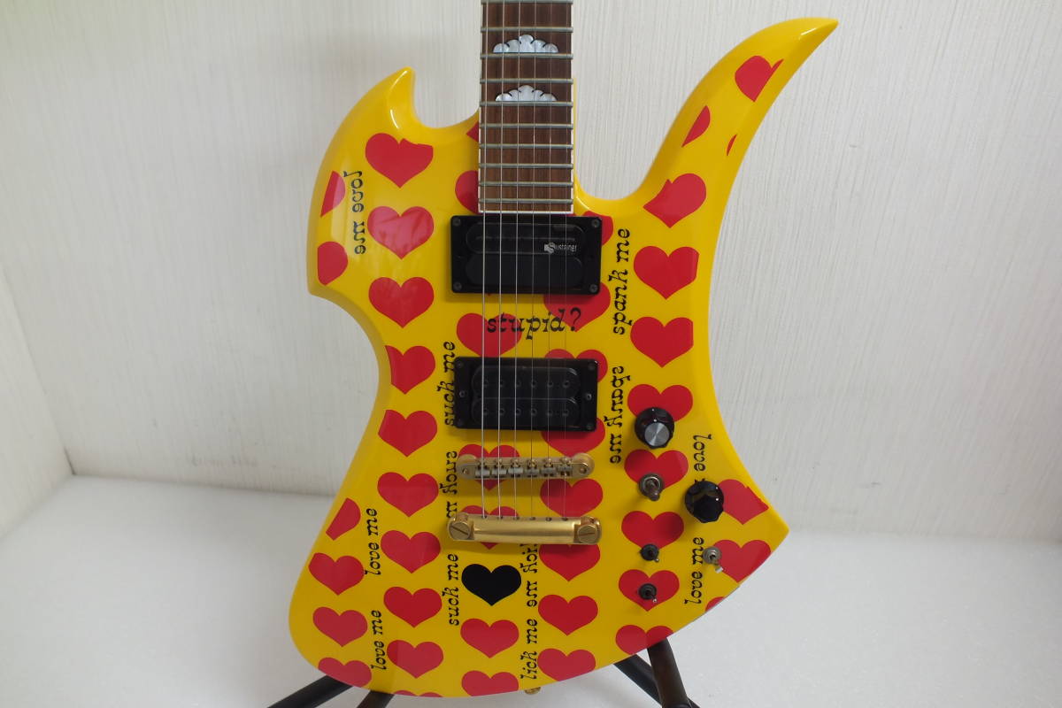 ☆Burny◇バーニー hideモデル イエローハート MG-145S モッキンバード 