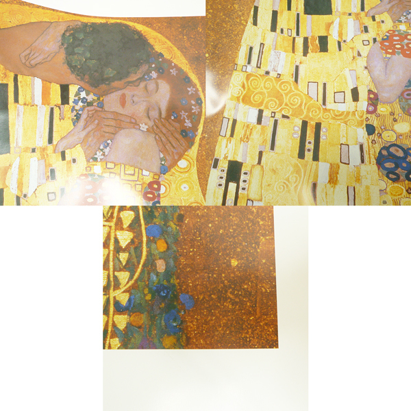 グスタフ・クリムト 「接吻」 THE KISS 絵画 額縁 108×81cm Gustav