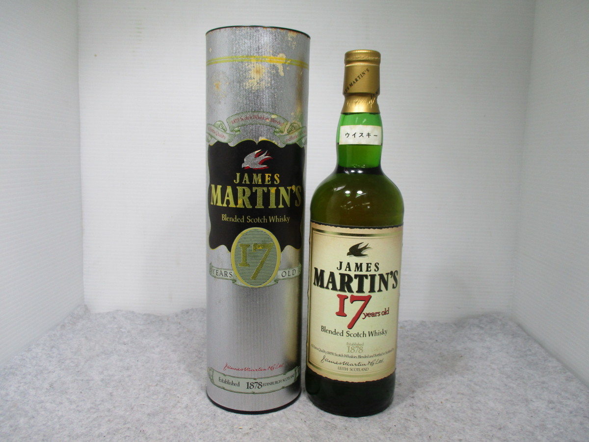 JAMES MARTIN'S 17年 ジェームスマーティン ウイスキー 箱入 古酒