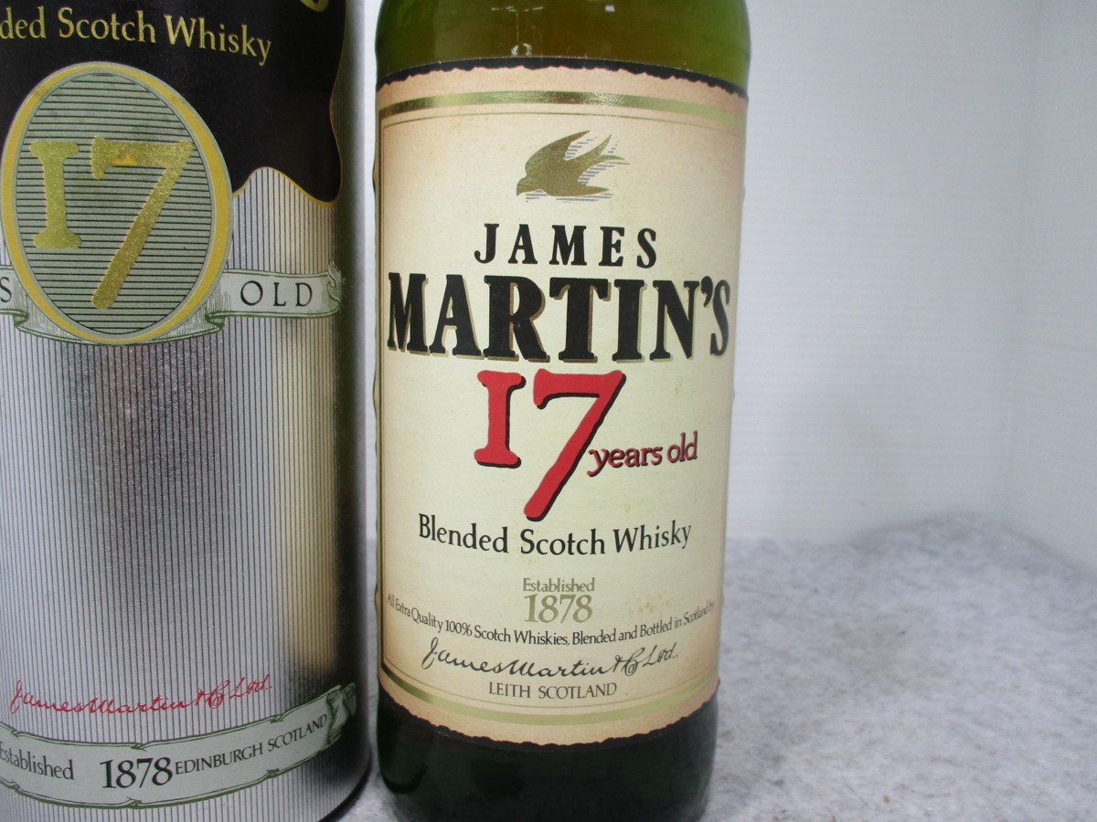 JAMES MARTIN'S 17年 ジェームスマーティン ウイスキー 箱入 古酒