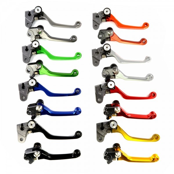 For HONDA XR 400 250 230 R Red CNC Dirt Bike Pivot Brake Clutch Levers XR LOGO E - Foto 11