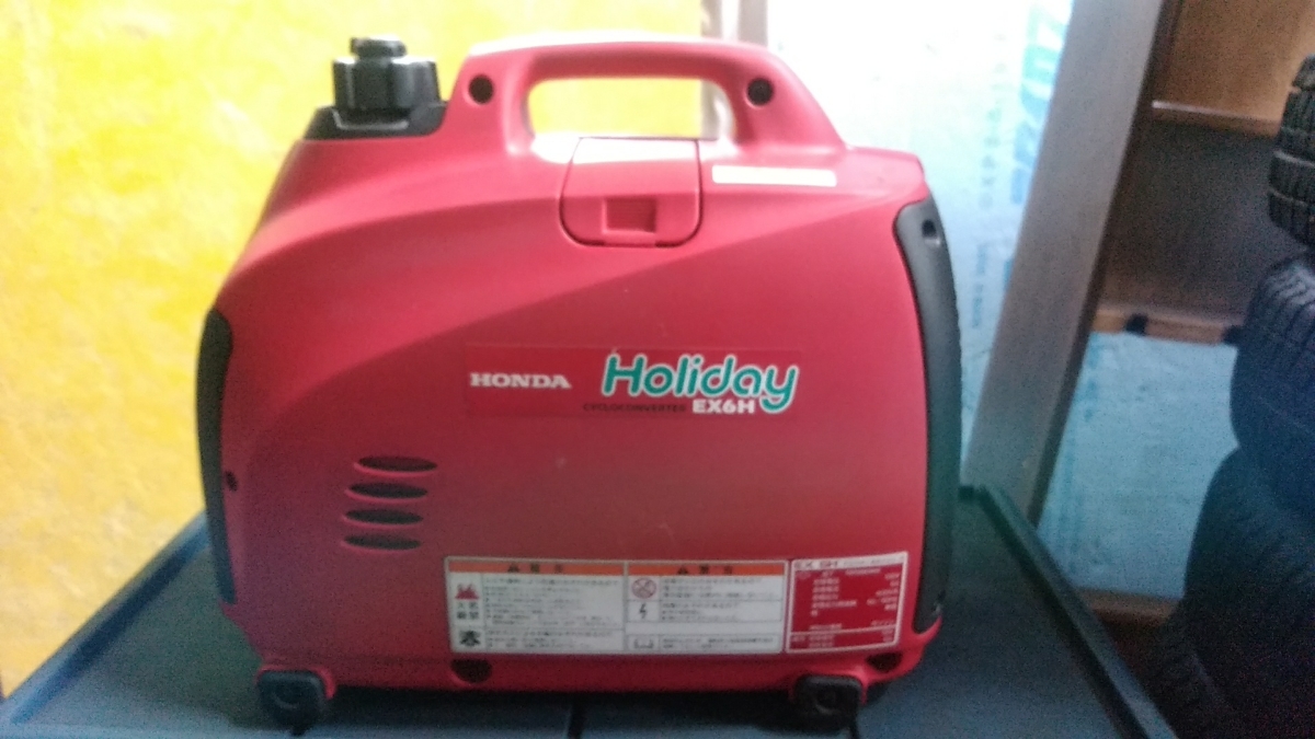 HONDA ホンダ 発電機 ex6h ホンダ 発電機 ほぼ新品 EX6 ポータブル発電 
