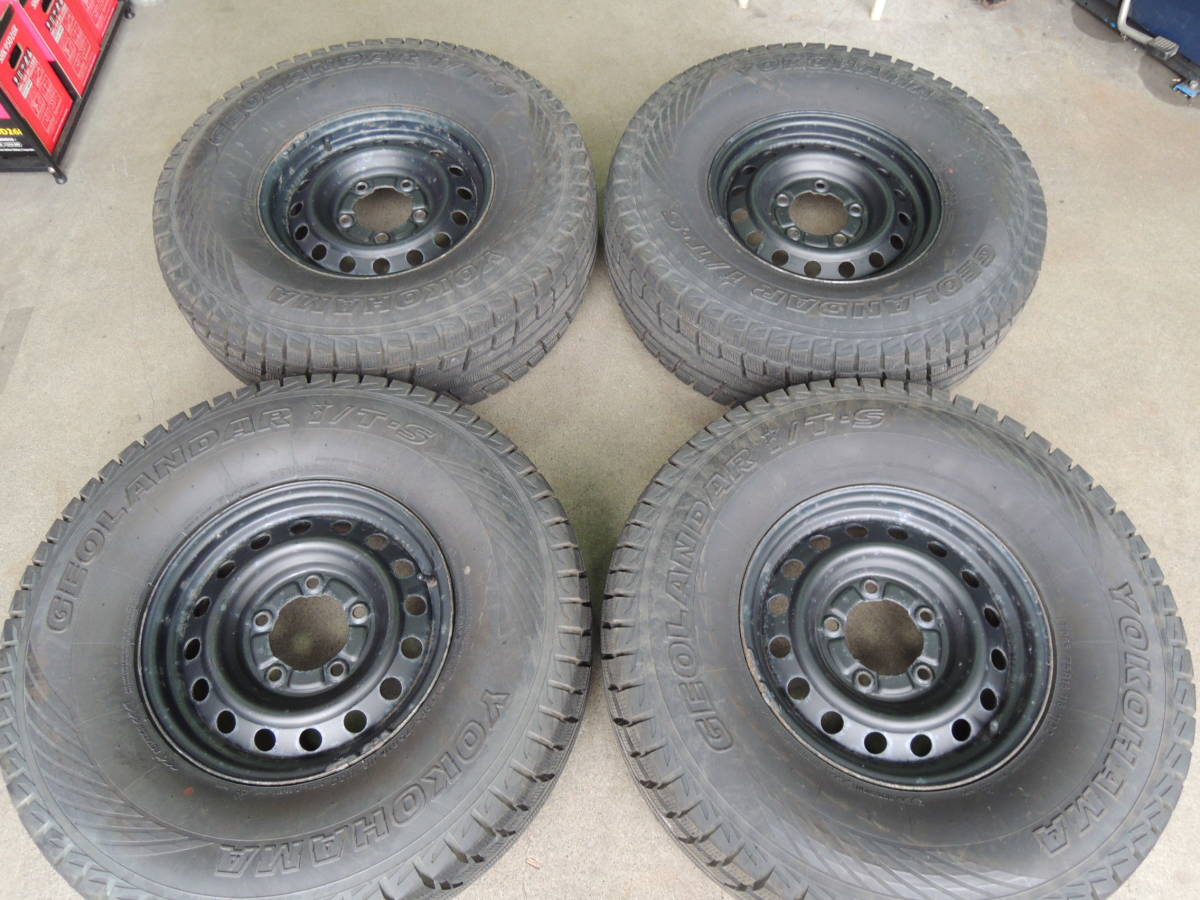 ☆ランクル70純正 ☆285/75R16バリ山 ☆トヨタ純正 ☆16×6J(+25)5穴150