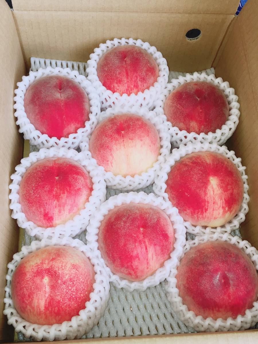 Kuon様　甘美な香りが最高❤️　浅間白桃　EM栽培　ドリップ農法　3kg箱 食品 Kuon様 甘美な香りが最高❤️ 浅間白桃 EM栽培 ドリップ農法 3kg