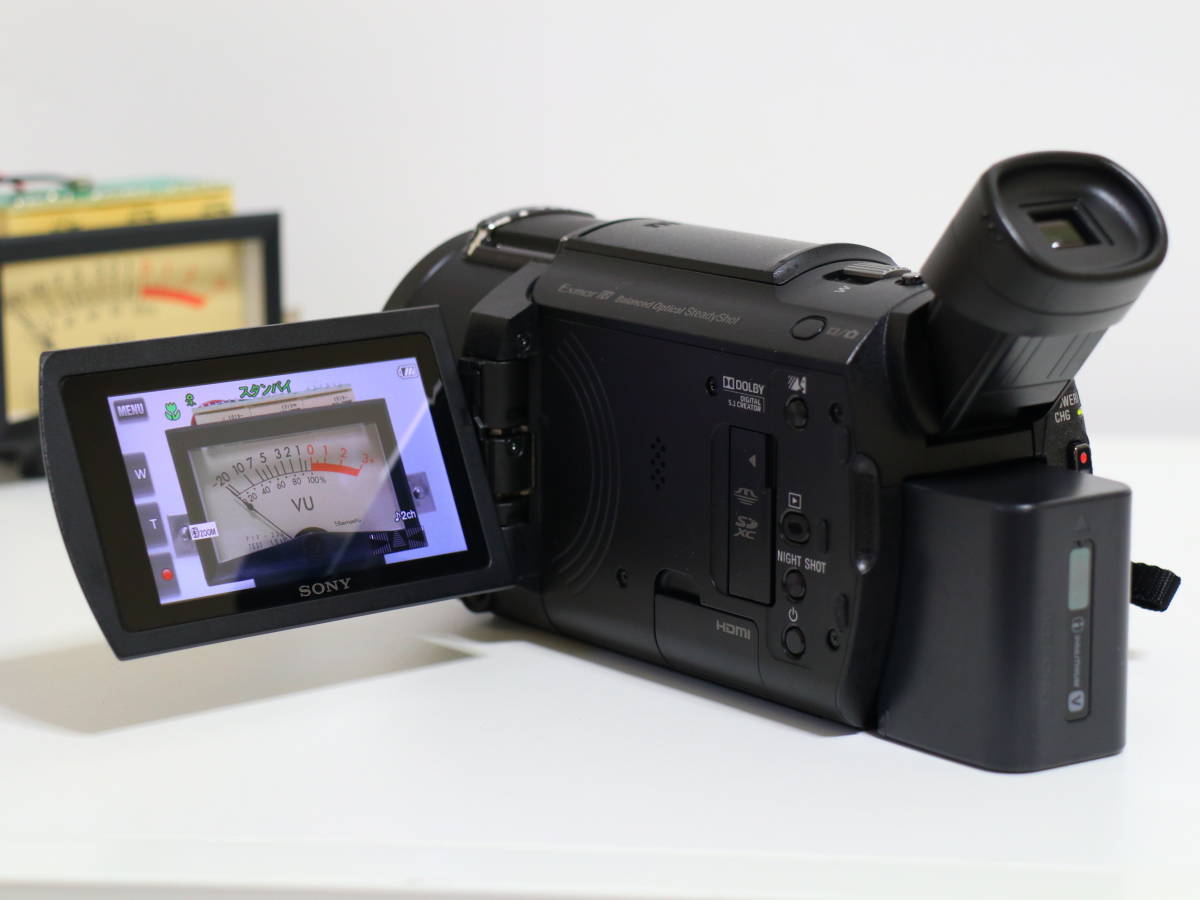 ☆美品☆ ソニー SONY HANDYCAM FDR-AX55 ビデオカメラ 4K対応 ☆付属 