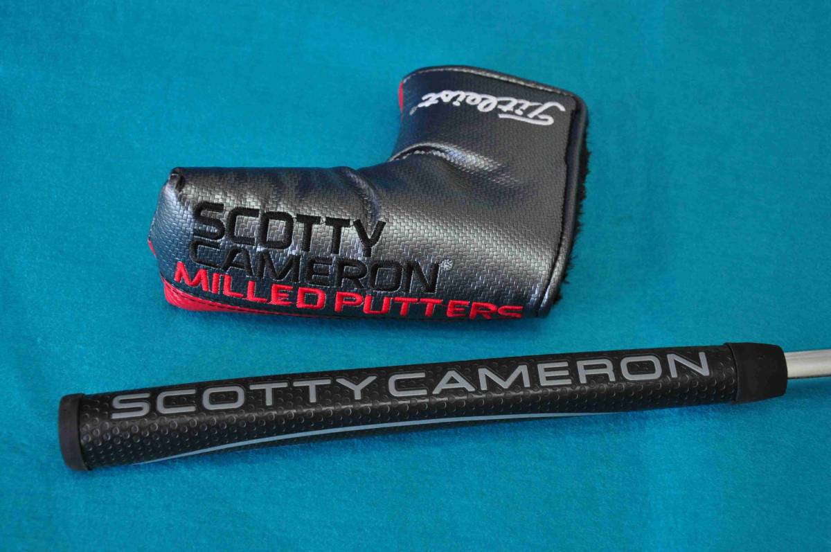 スコッティキャメロン カスタムパター ニューポート2 [Happy Dog] [レッド × Black] 左用 33インチ