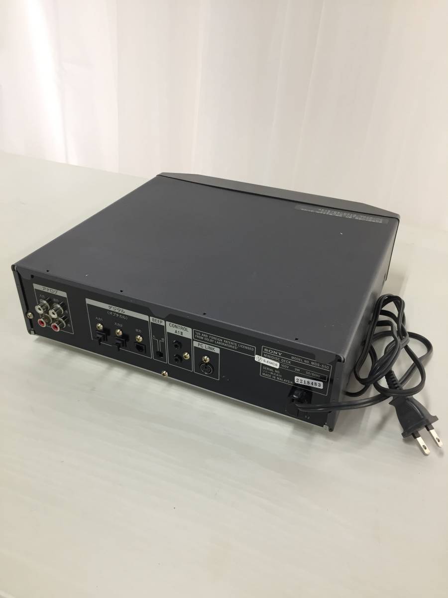 MDS-S50 SONY MDLP ミニディスクデッキ MINIDISC MDLP対応 DECK : Deck