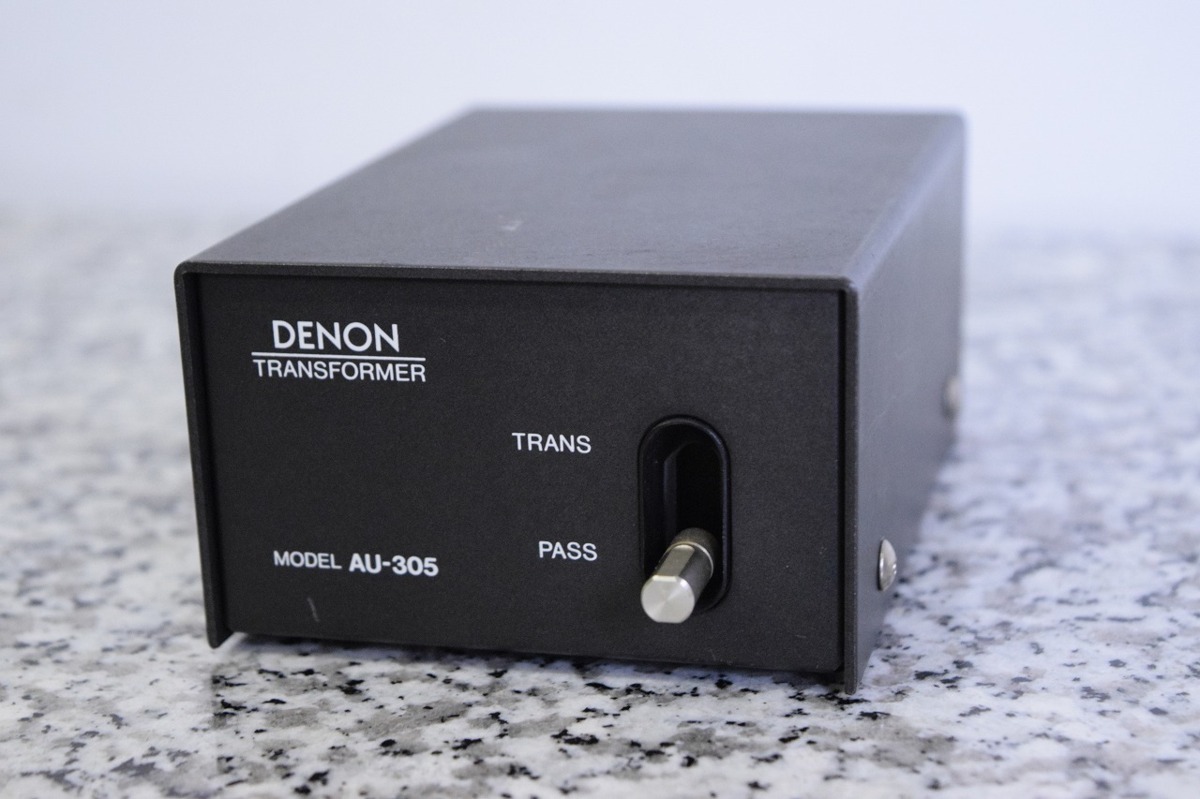 DENON AU-305 昇圧トランス(DL-103に最適) 送料無料!!】DENON/デノン