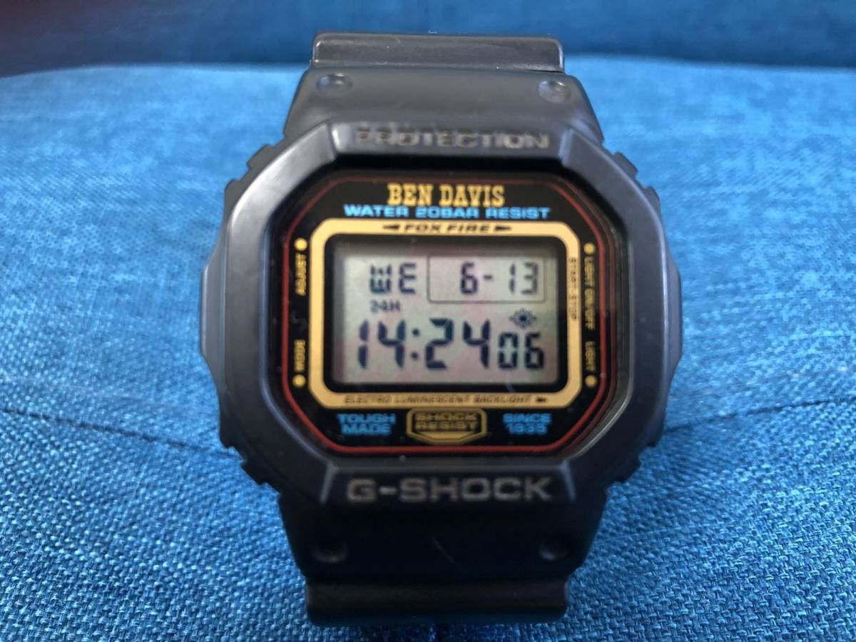 中古 CACIO BEN DAVIS カシオ ベンデイビス コラボ Gショック ベン