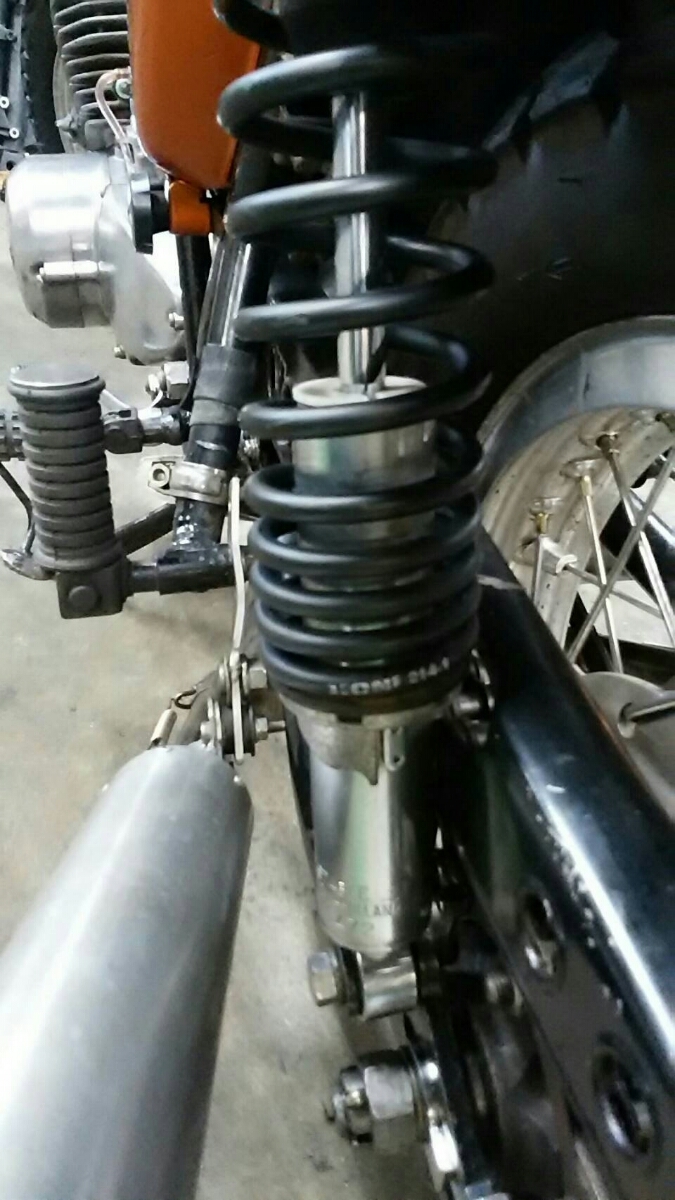 750SS カワサキ 500SS リア マッハIV マッハ H2B H2 KH用 [M-SOUL (H2
