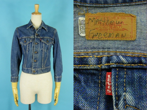 稀少 60's LEVIS リーバイス 70805 BIGE デニムジャケット ボーイズ #39939 ヴィンテージ ジージャン アメカジ ビッグE キッズ