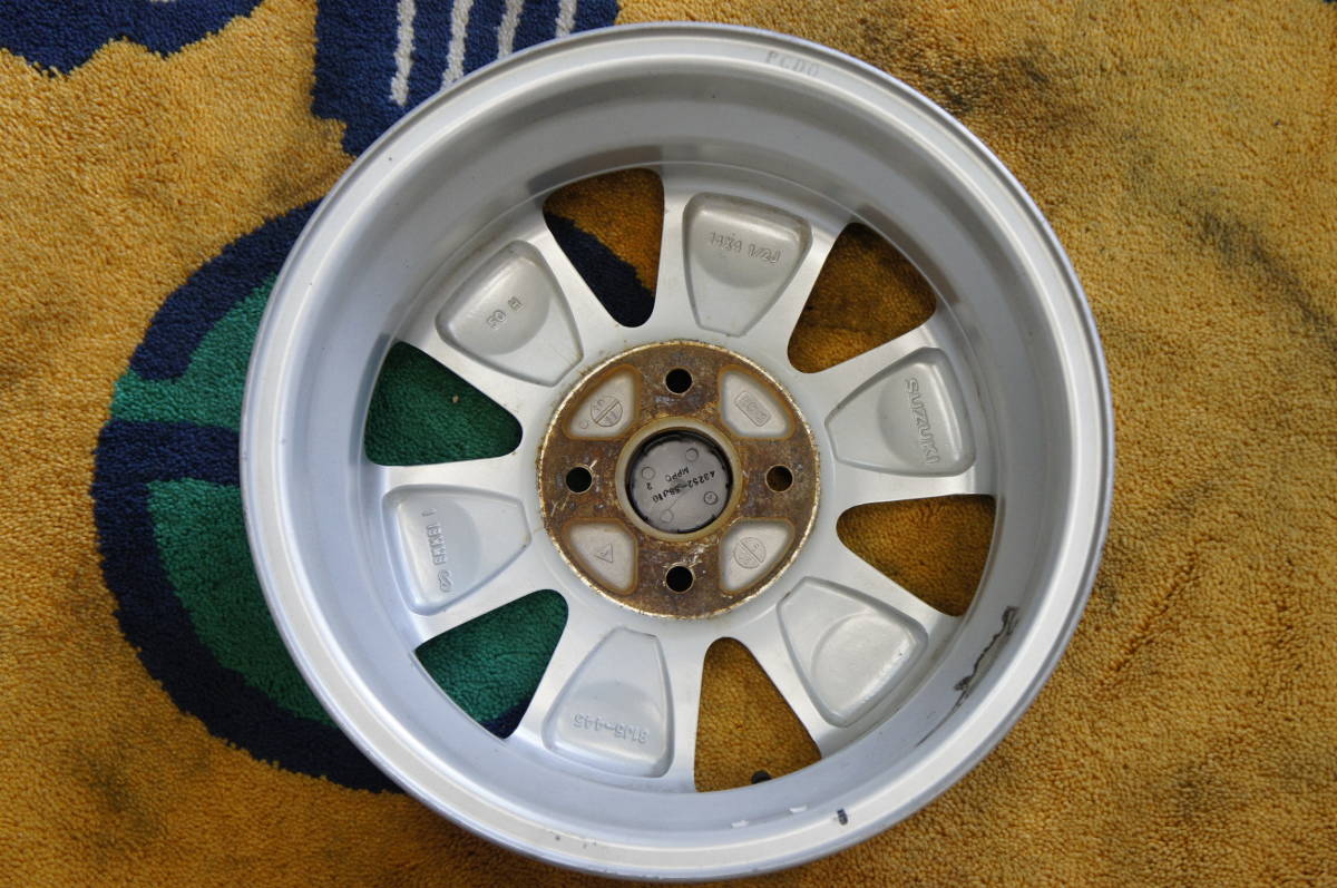 NISSAN 日産 モコ純正アルミホイール 14インチ 4.5J +50 4H PCD100 