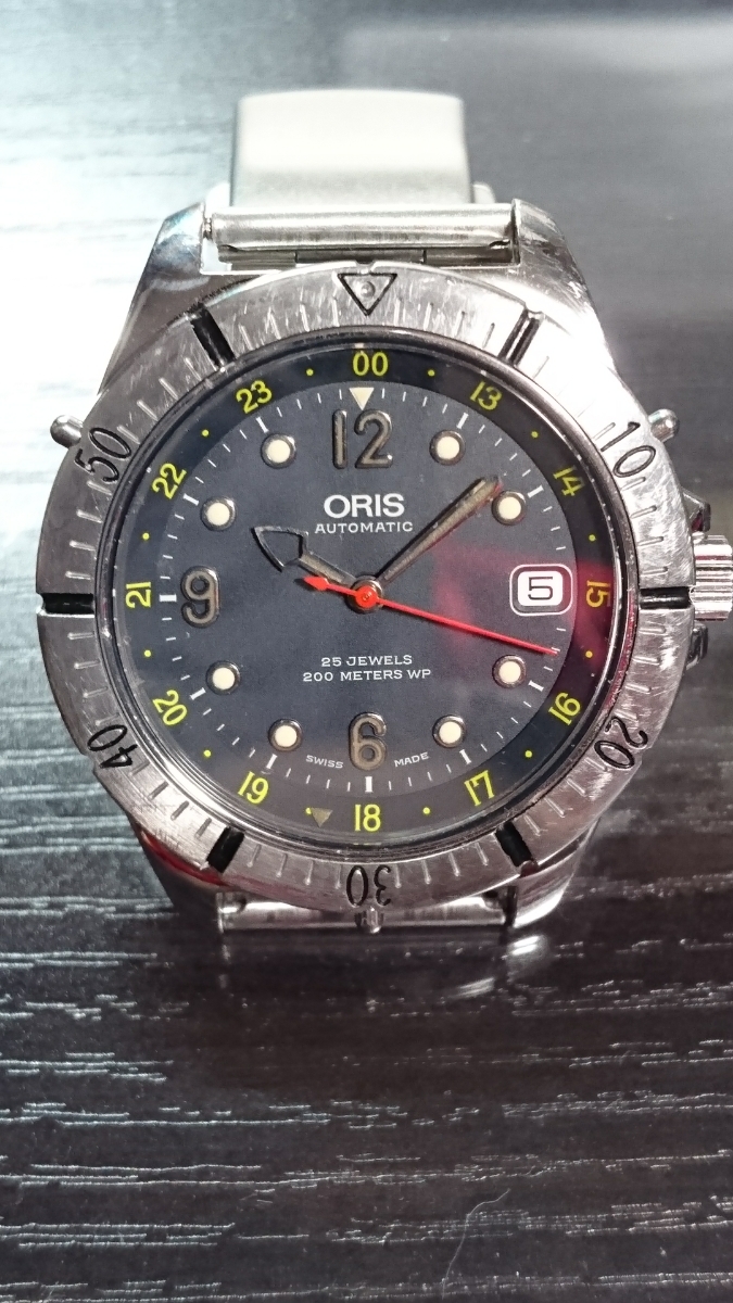 ORIS オリス 腕時計 Automatic 稼働 社外バンド