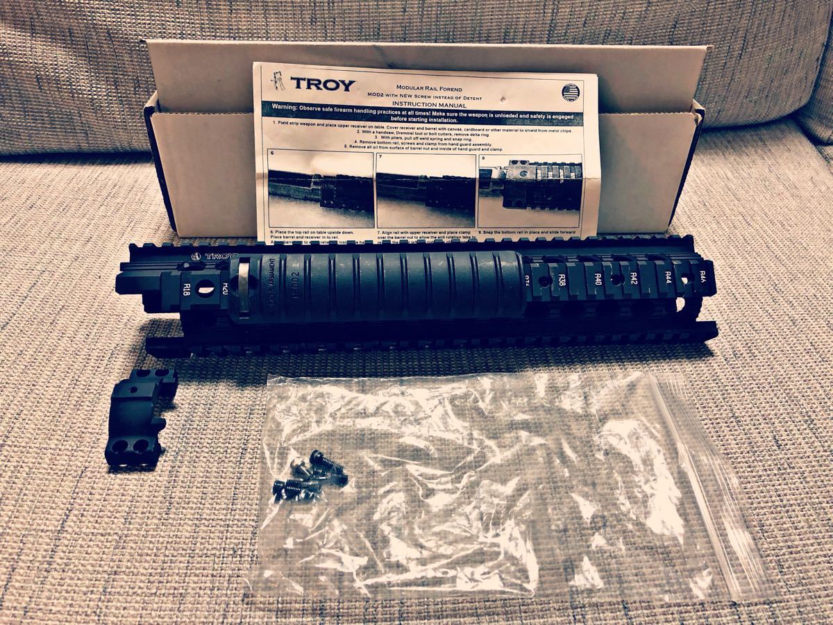 低価，お買い得 Troy mrf 12 インチ 実物 レール ハンドガード ナイツ アーマメント knights / ptw マルイ 電動ガン(電動ガン)｜売買されたオークション情報、yahooの商品情報をアーカイブ公開 - オークファン 電動ガン