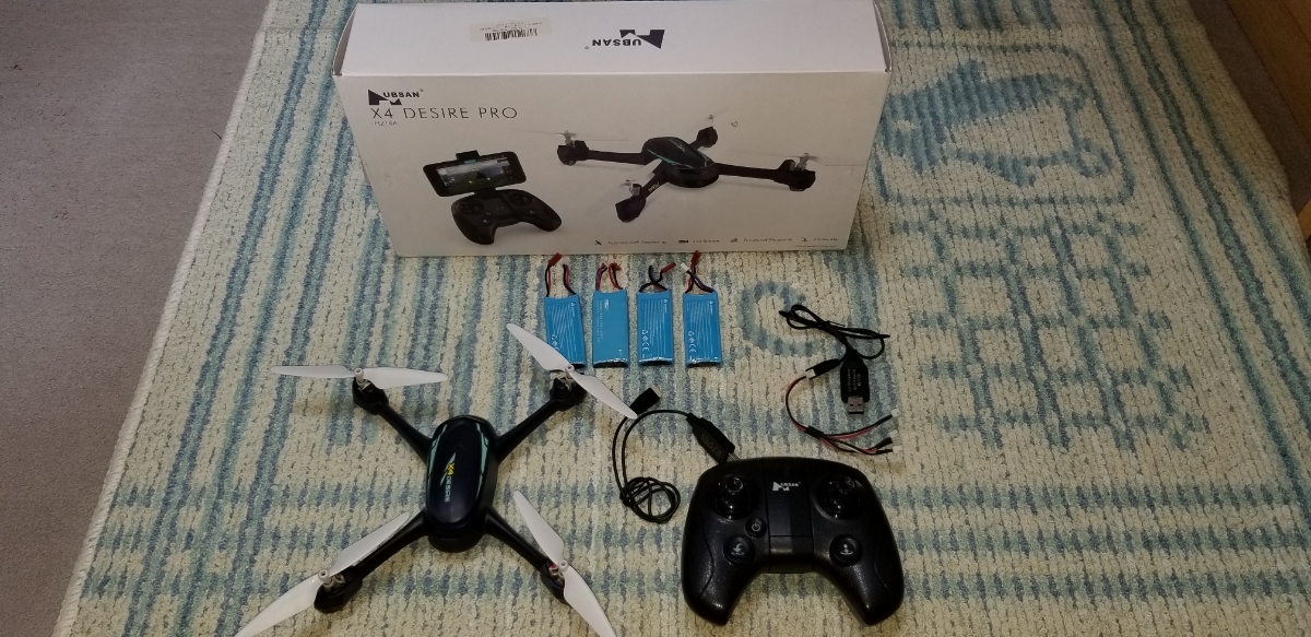 X4 Desire and hubsan-The aerial Hubsan Leading Pro digital control