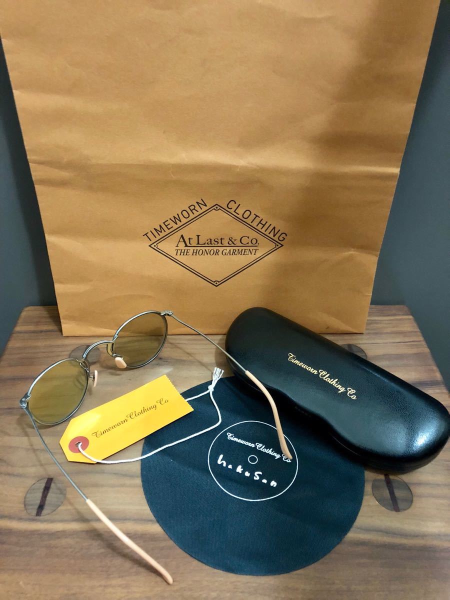 白山眼鏡店 × Timeworn Clothing Co DEFENDER サングラス 美品