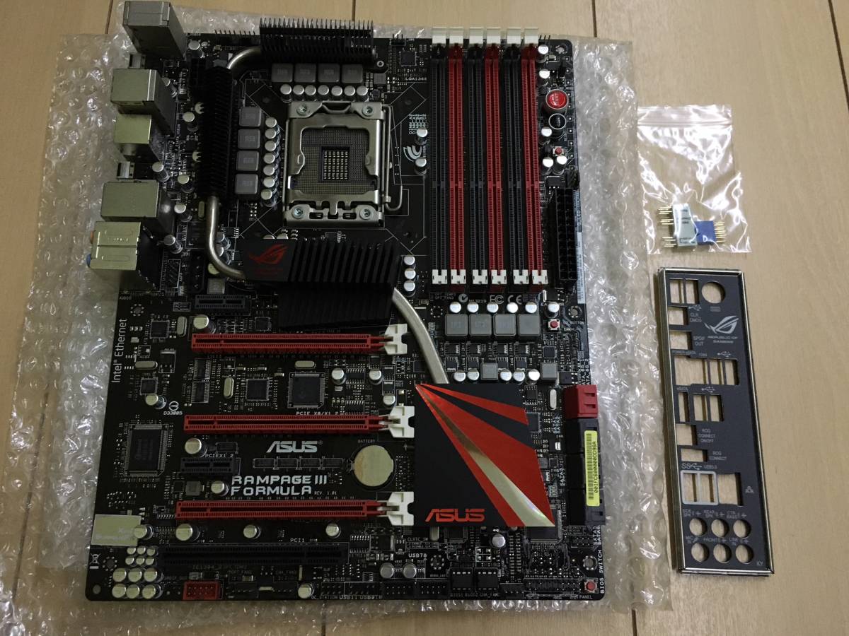 ASUS RAMPAGE III FORMULA Intel X58 LGA1366 ATX ハイエンド 検:3 4 5 