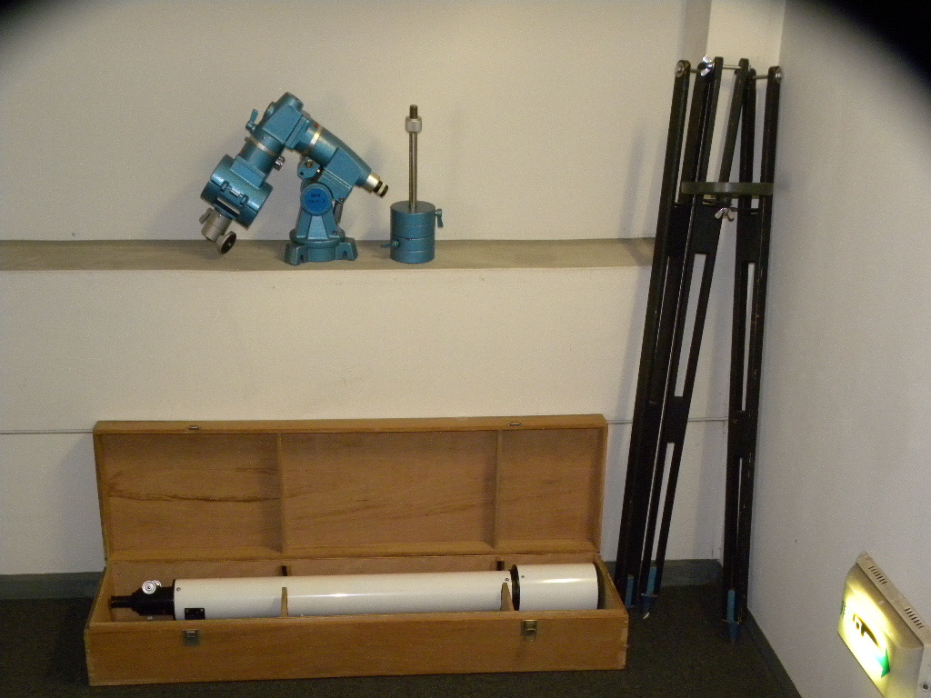 【五藤光学研究所】Mark-X EQUATORIAL 天体望遠鏡 8cm赤道儀 2枚玉セミアポクロマート 一式まとめてセット SL-5 SLIK TRIPOD 雲台 現状品_2