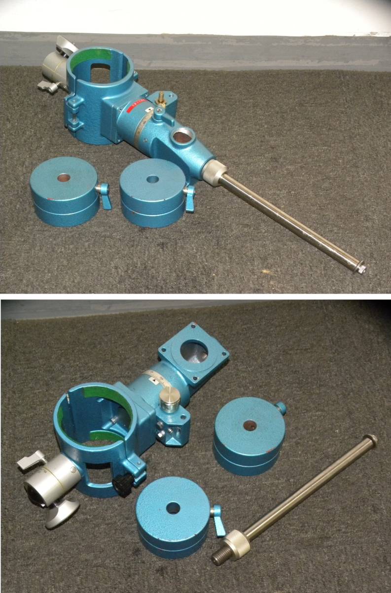 【五藤光学研究所】Mark-X EQUATORIAL 天体望遠鏡 8cm赤道儀 2枚玉セミアポクロマート 一式まとめてセット SL-5 SLIK TRIPOD 雲台 現状品_7