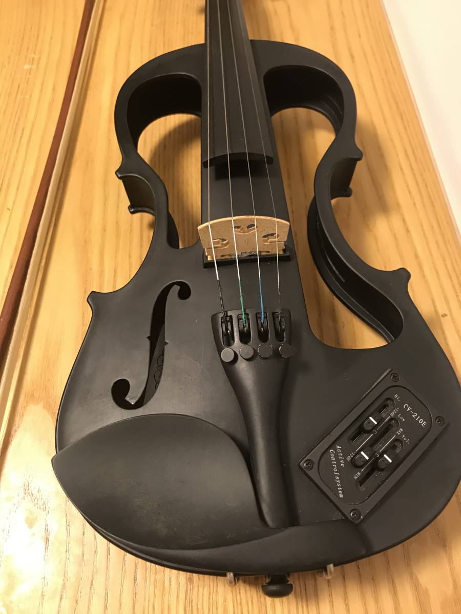 Hallstatt ハルシュタット CV-210E エレキバイオリン 黒 サイレント