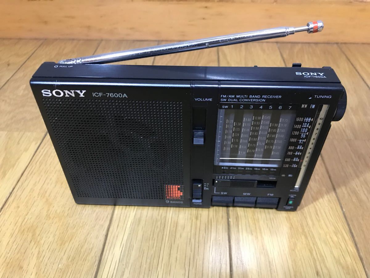 Radio Receiver Sony ICF-7600A 0 Band SONY ICF Vintage MW SW FM FM⁄MW