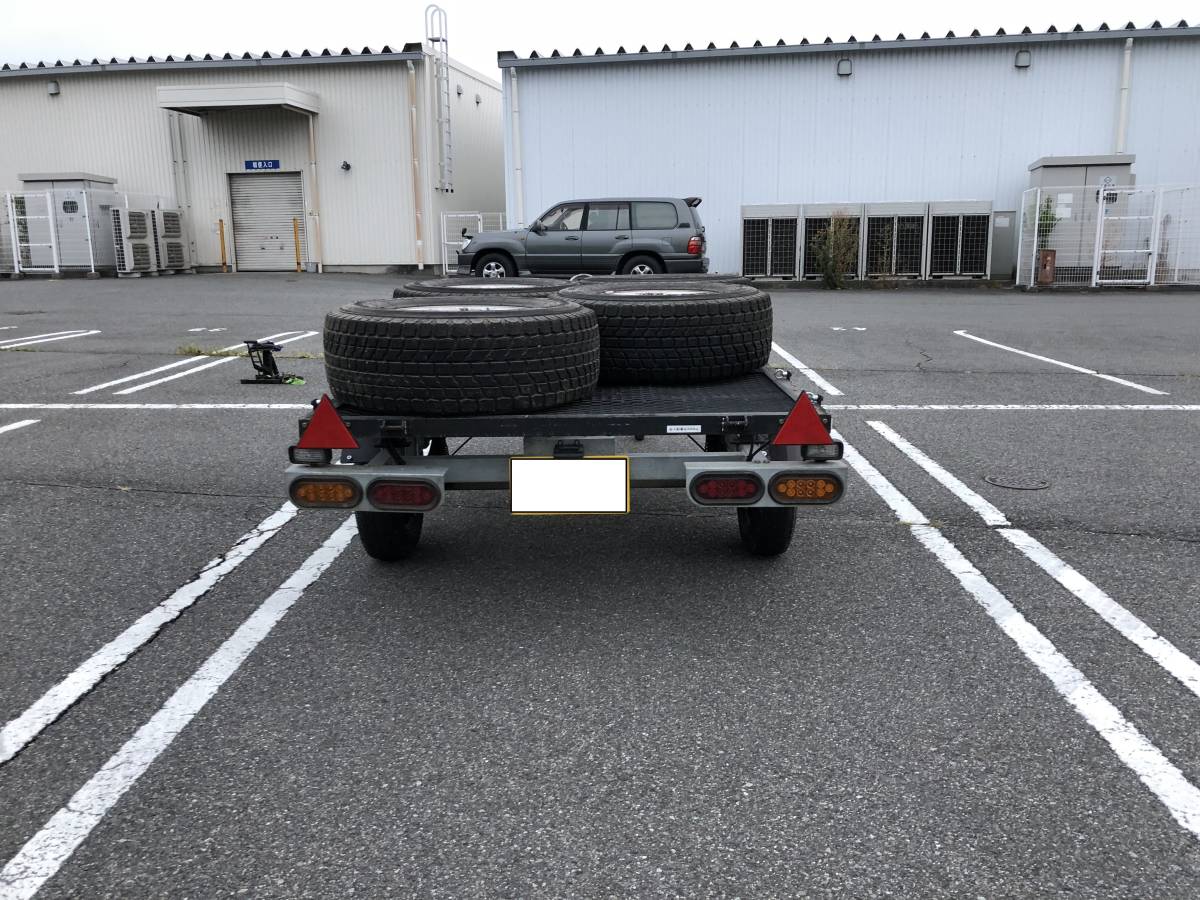 車検付き、牽引免許不要 軽トレーラー 小型カーゴトレーラーの車検 