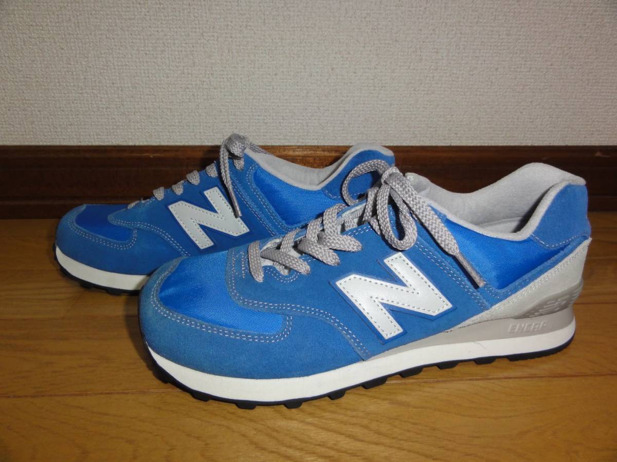 new balance ニューバランス　スニーカー ML574-VNR ブルー 26センチ 美品 574 classic