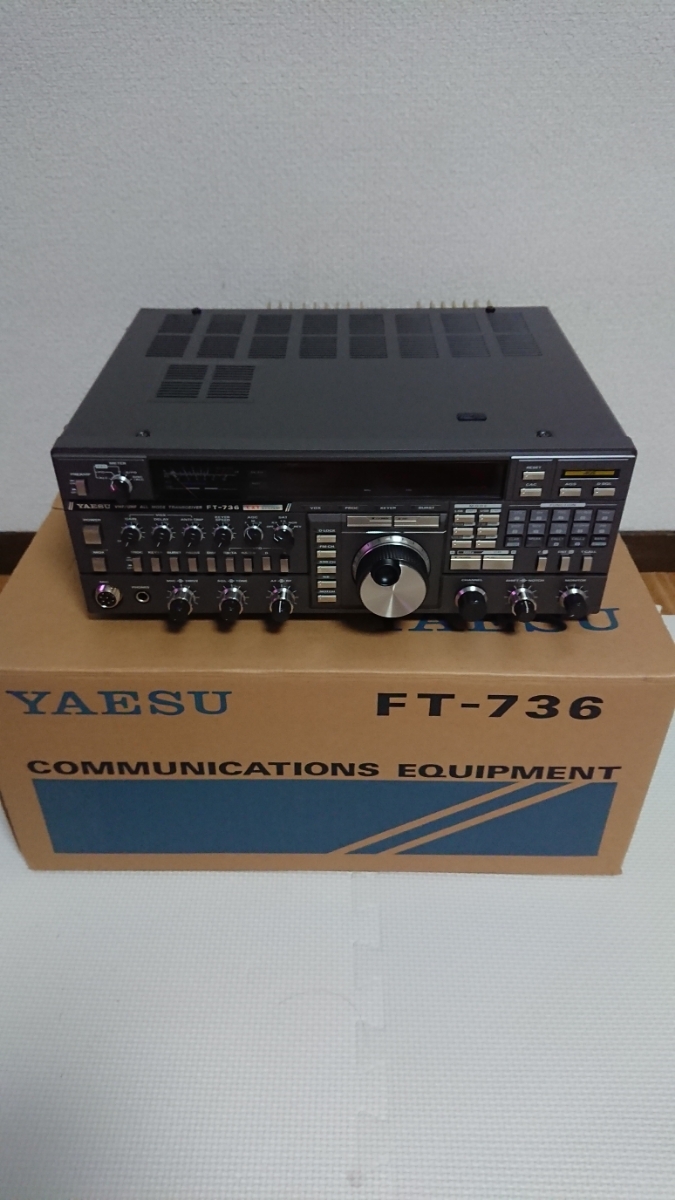 YAESU VHF/UHF ALL MODE TRANSCEIVER FT-736 【未使用】八重洲