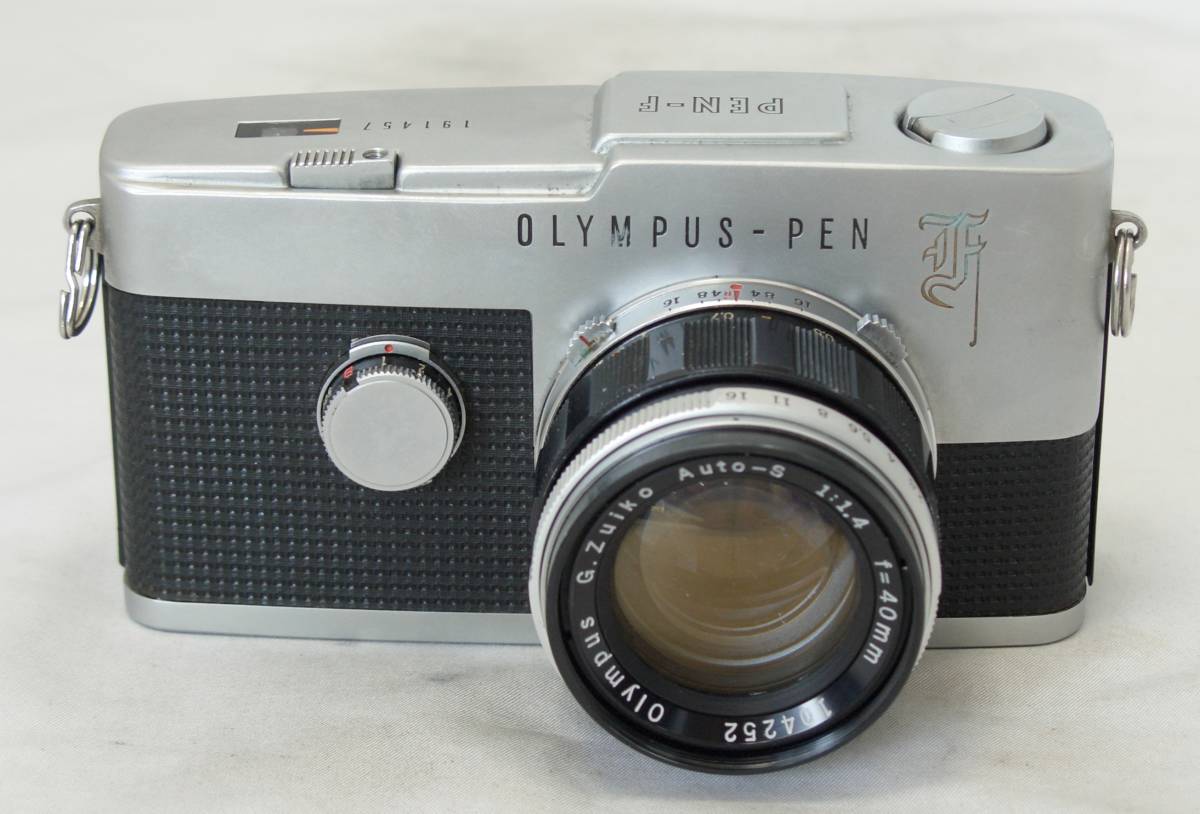 1225 試写済 リコー オートハーフ E ストライプレッド ricoh autohalf