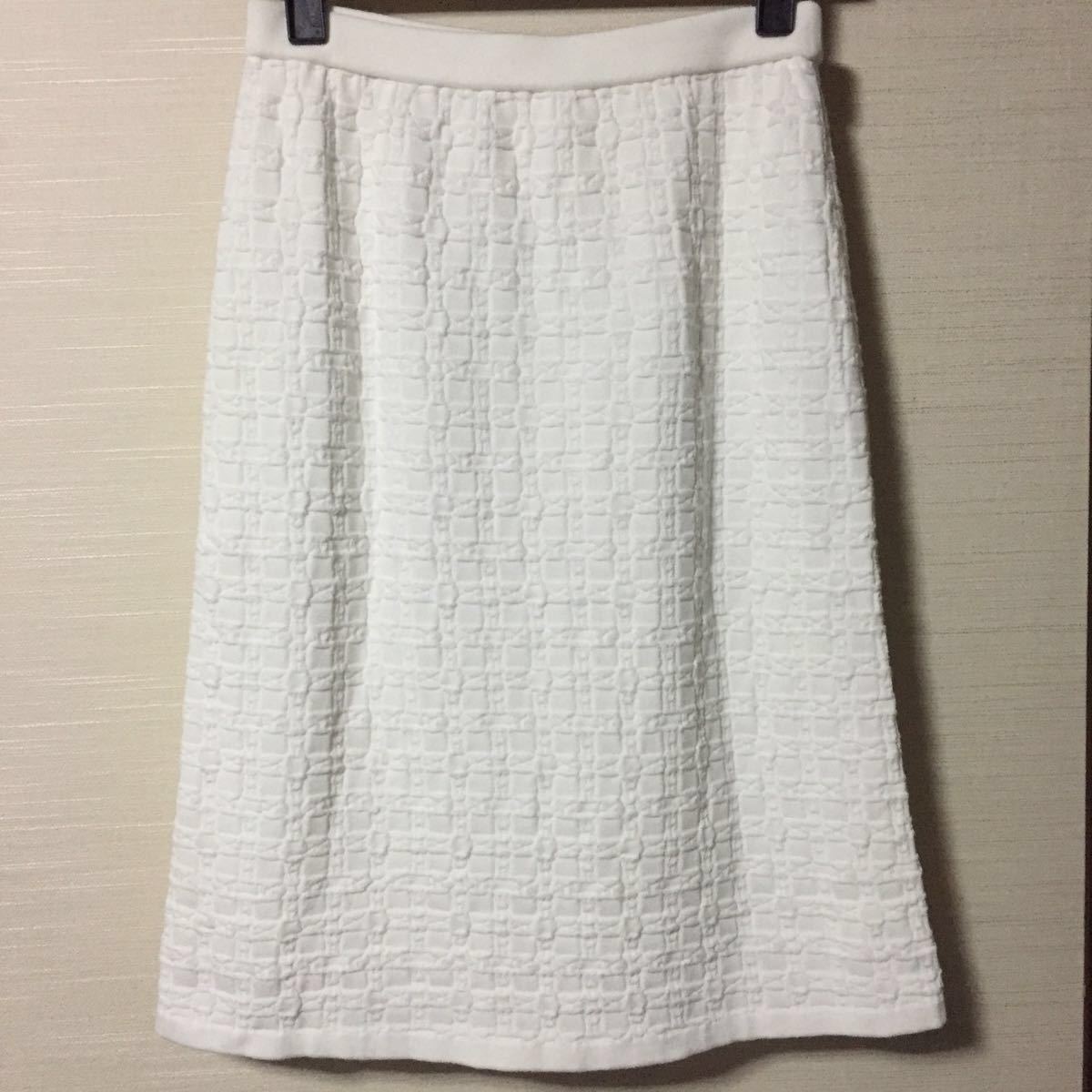 ☆新品☆マッキントッシュロンドン アンドリューリンクススカート シロ 38 送料無料！