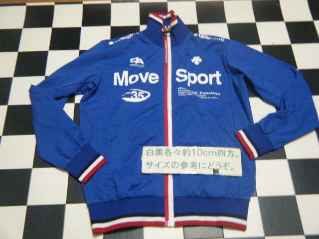 デサントMOVE SPORT　ジャージ上下　サイズM　青　Y7293