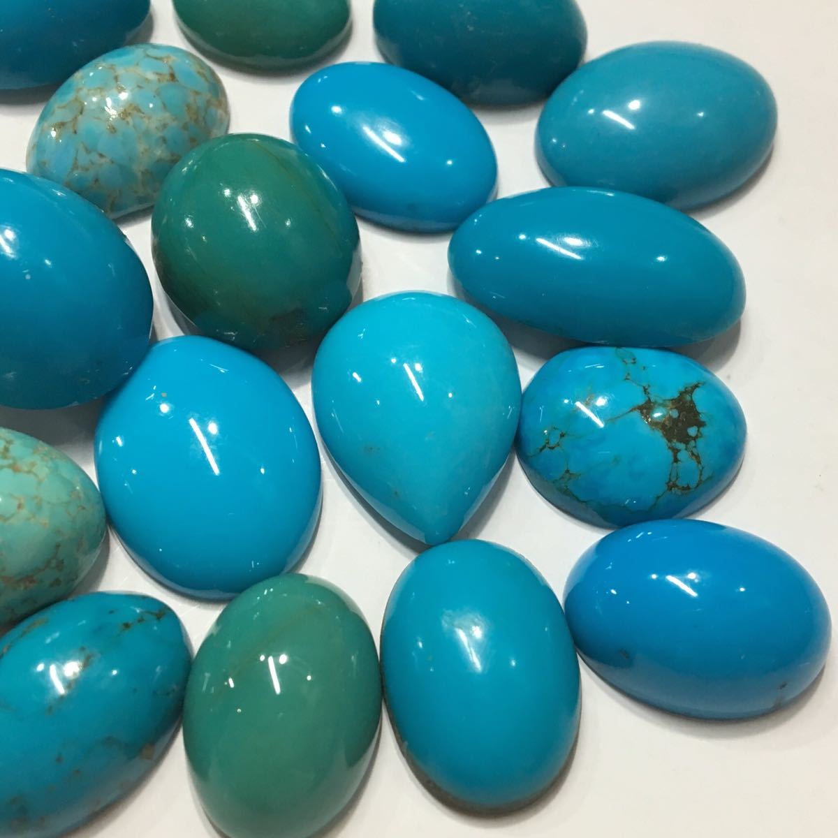 天然トルコ石おまとめ 250ct］ルース 裸石 ターコイズ Turco turquoise 